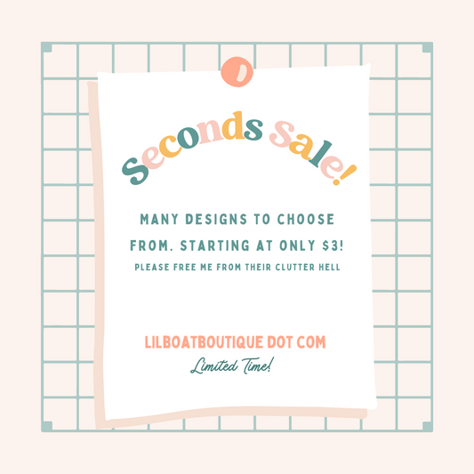 Seconds Sale!