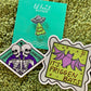 It's Friggen Bats Halloween Stamp Sticker 31c
