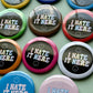 I Hate It Here LGBTQIA+ Pride Flag Colors 2.25" Button