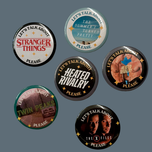 Let’s Talk About Stranger Things 2.25" Button