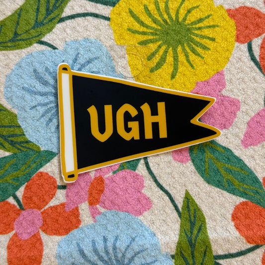 Ugh Vinyl Sticker