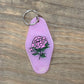 Pink Peony Motel Keychain