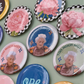 This Is May Racing Peony - 2.25" Button