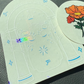 Orange Poppy Rainbow Maker - Window Decal Sun Catcher