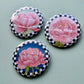 This Is May Racing Peony - 2.25" Button
