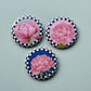 This Is May Racing Peony - 2.25" Button