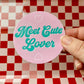 Meet Cute Lover - 3" Round Vinyl Sticker