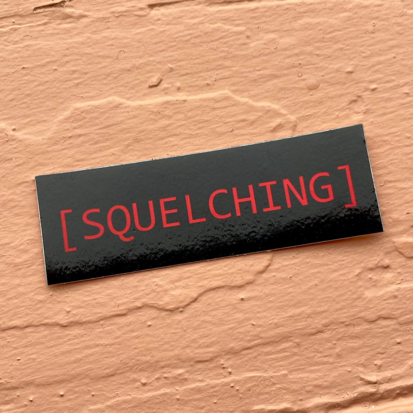 [SQUELCHING] Holographic Sticker