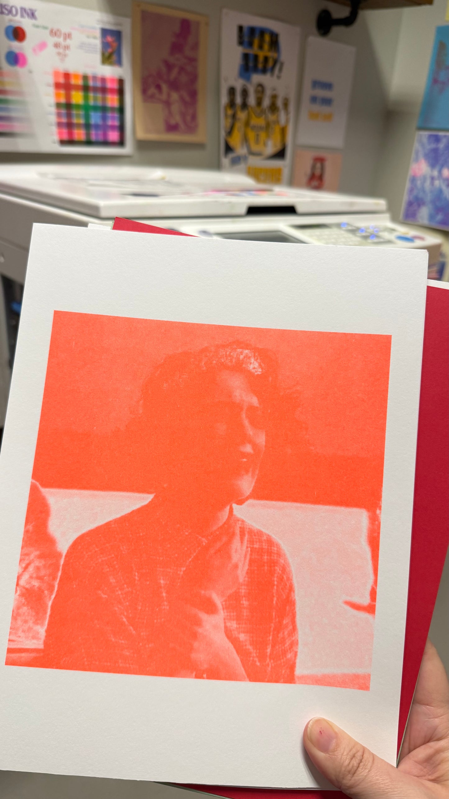 Donna Risograph 8x8" Print