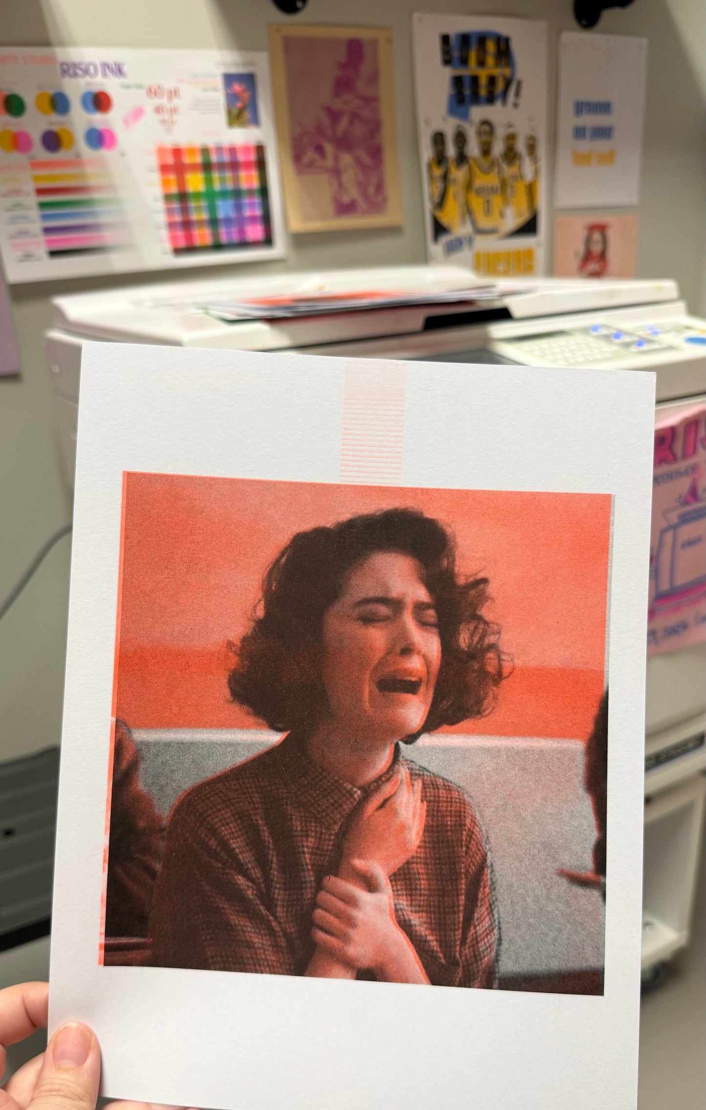 Donna Risograph 8x8" Print
