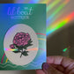 Pink Peony Rainbow Maker - Window Decal Sun Catcher