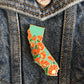 California Poppy Hard Enamel Pin - State Flower Series