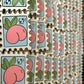 Peach 69c Postage Stamp Enamel Pin - Save the USPS