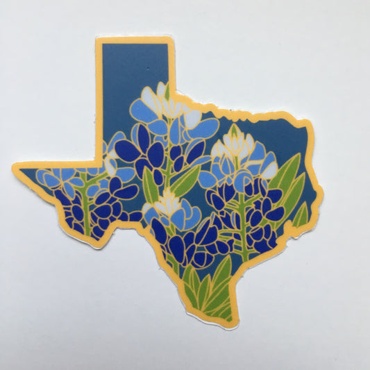 Texas Bluebonnet - Vinyl Sticker