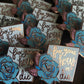 Fix Your Hearts Or Die - Blue Rose Enamel Pin - Charity Pin