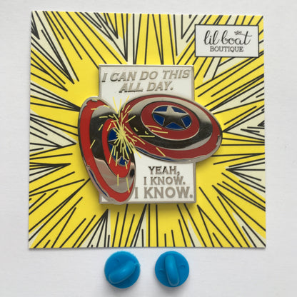 I Can Do This All Day - Enamel Pin - Avengers Endgame Captain America