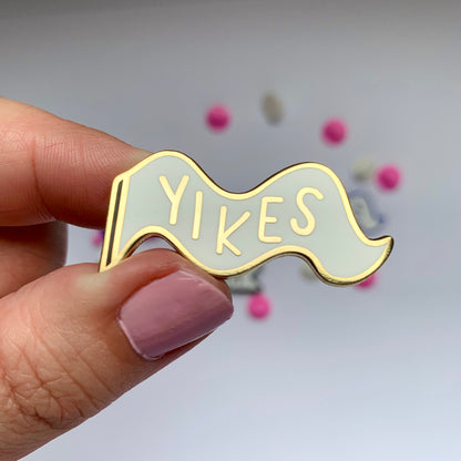 Yikes - Mini Moods Vol. 1 - Enamel Pin - Two Variants - Pennant Pin