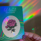 Pink Peony Rainbow Maker - Window Decal Sun Catcher