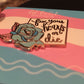 Fix Your Hearts Or Die - Blue Rose Enamel Pin - Charity Pin