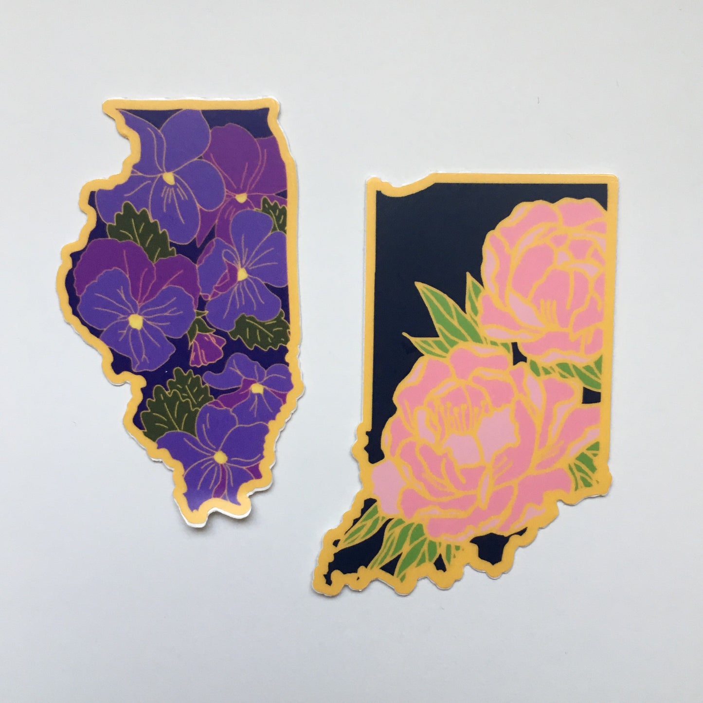 Illinois Violet - Vinyl Sticker