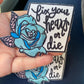 Fix Your Hearts or Die - Embroidered Patch