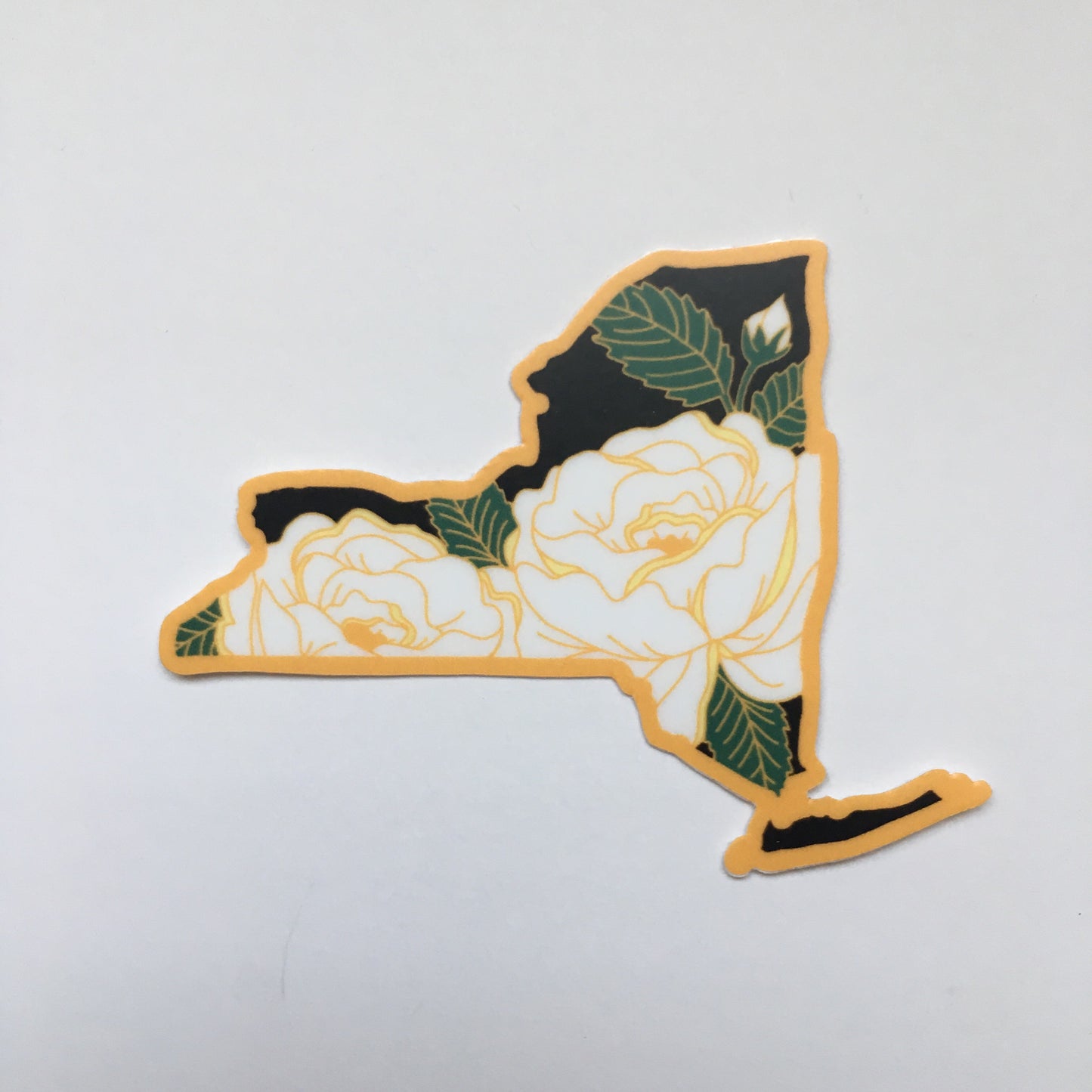 New York Rose - State Flower Hard Enamel Pin