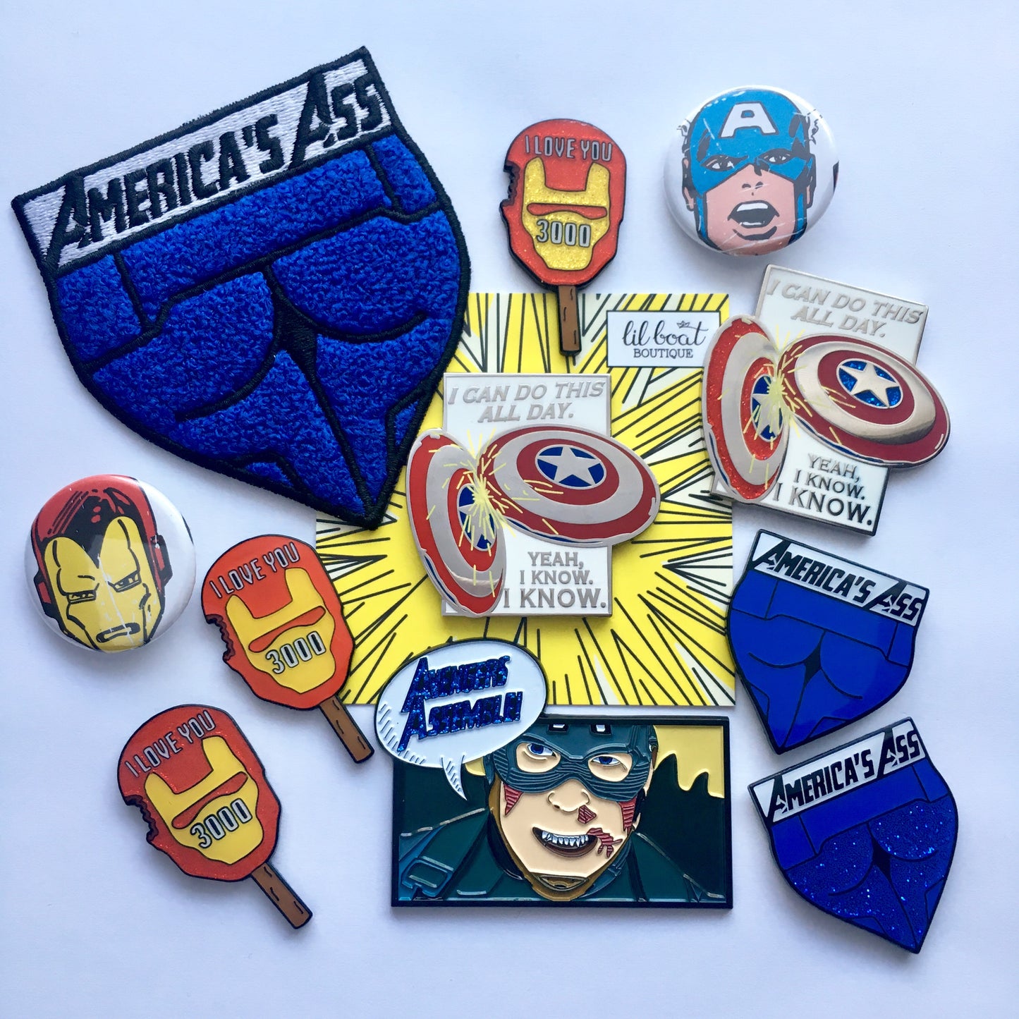I Can Do This All Day - Enamel Pin - Avengers Endgame Captain America
