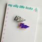 Oh Shit Enamel Pin - Two Variants - Mini Moods Vol. 2 Hard Enamel Soft Enamel