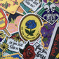 Antique Flower in Frame - One Day Vinyl Sticker