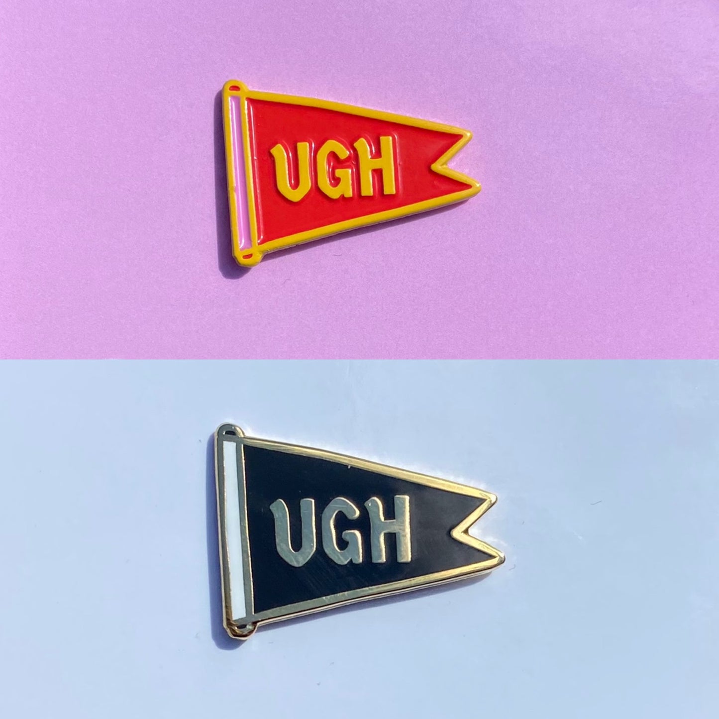Ugh - Enamel Pin - Two Variants - Mini Moods v2