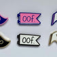 Oof - Enamel Pin - Two Variants - Mini Moods v1