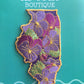 Illinois Violet - State Flower Embroidered Patch