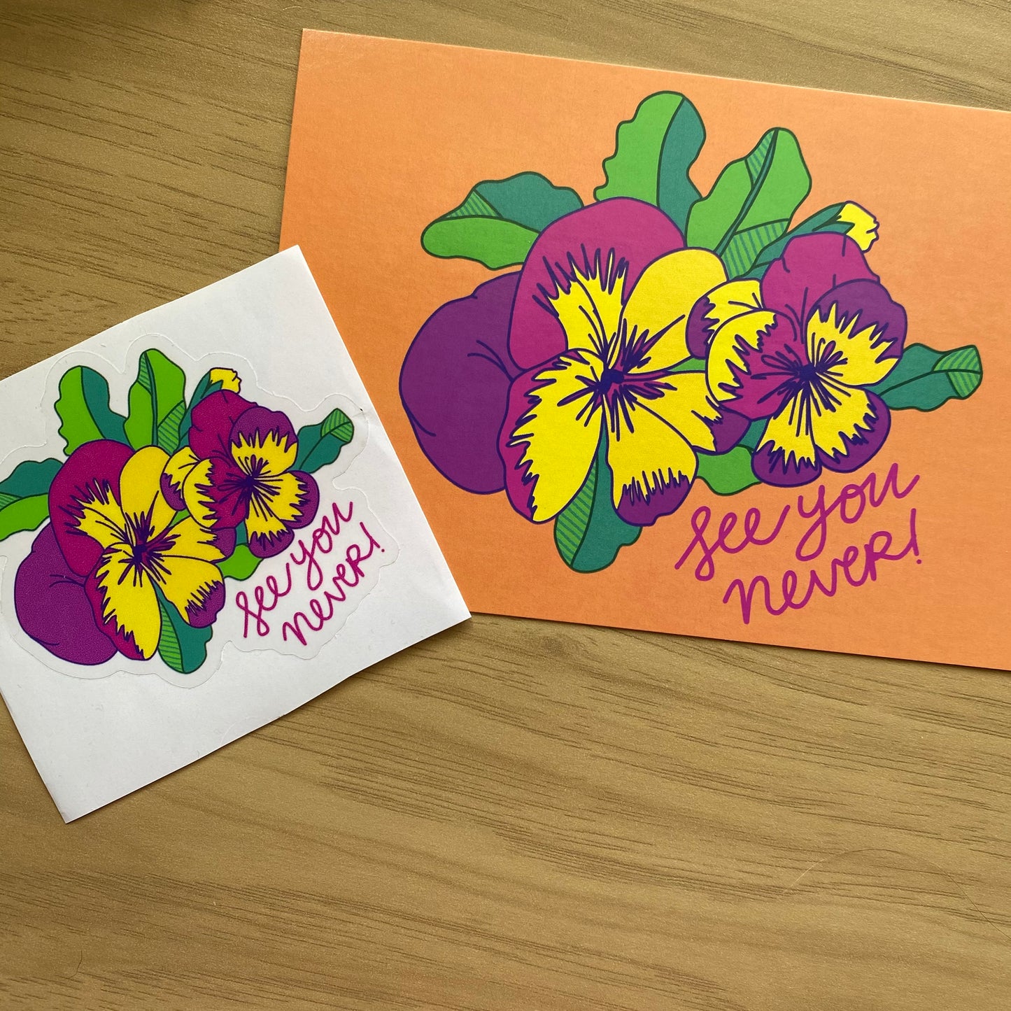 See You Never - 4 x 6" Print - Postcard