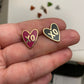 xo Heart - Multiple Colors - Mini Board Filler pins - Hard Enamel Pin