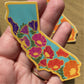 California Poppy SUNSET Variant - 3" Vinyl Sticker