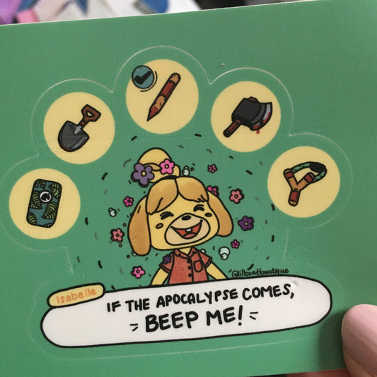 Isabelle Apocalypse Sticker - PATREON REWARD EXTRA