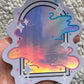 Galaxy Portal - Holographic Sticker
