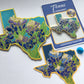 Texas Bluebonnet Embroidered Patch - State Flower Series
