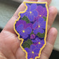 Illinois Violet - Vinyl Sticker