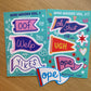 Ope - Chicago Flag Themed Vinyl Sticker