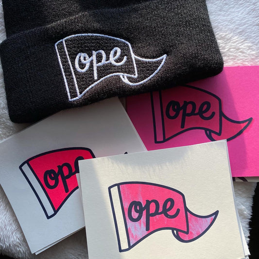 Ope Beanie - Embroidered and Made In USA