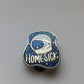 Homesick Enamel Pin - Glitter Variant